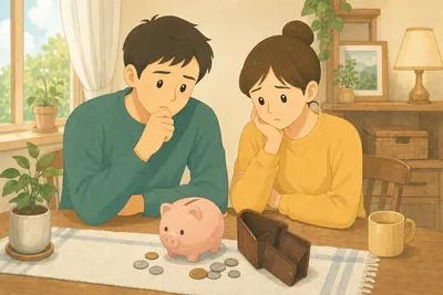 暮らしとお金のバランスを見つめ直す様子